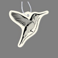 Paper Air Freshener Tag W/ Tab - Hummingbird